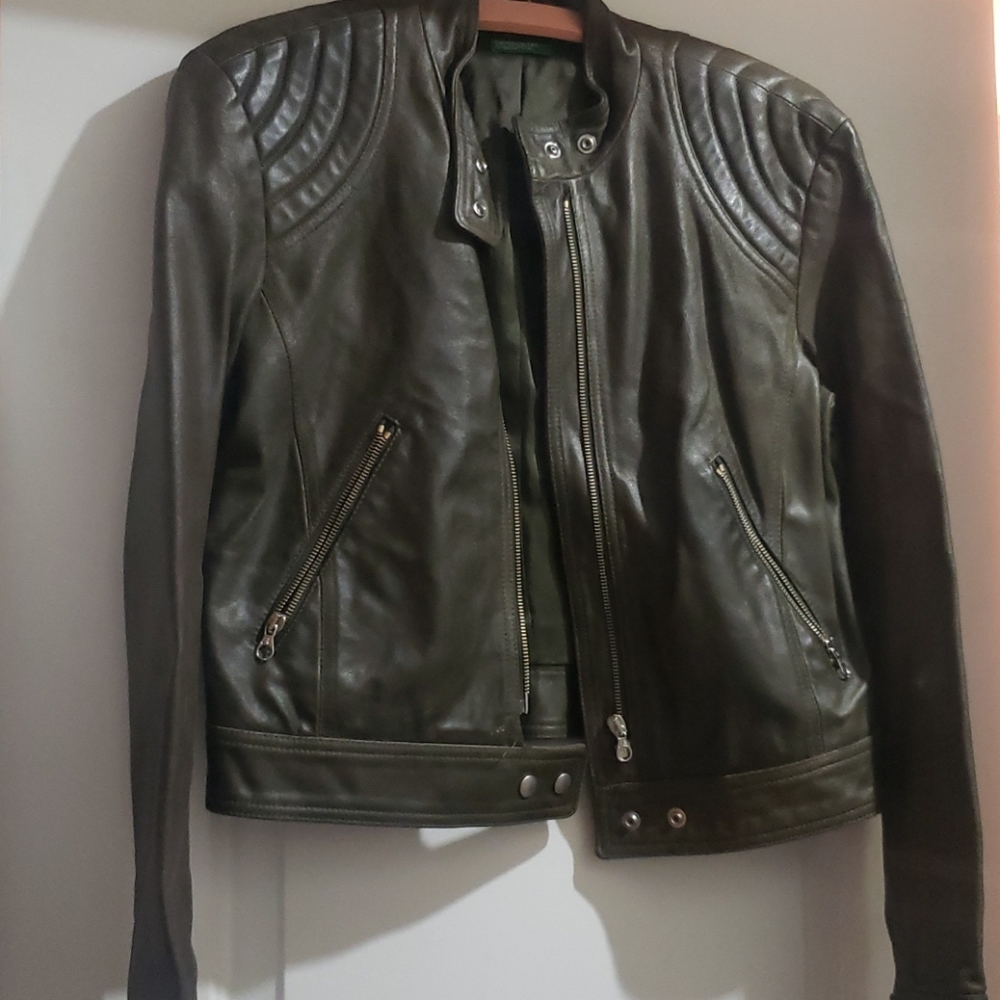Leather jacket